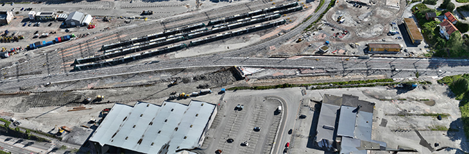 Dronefoto av Sundhaugen