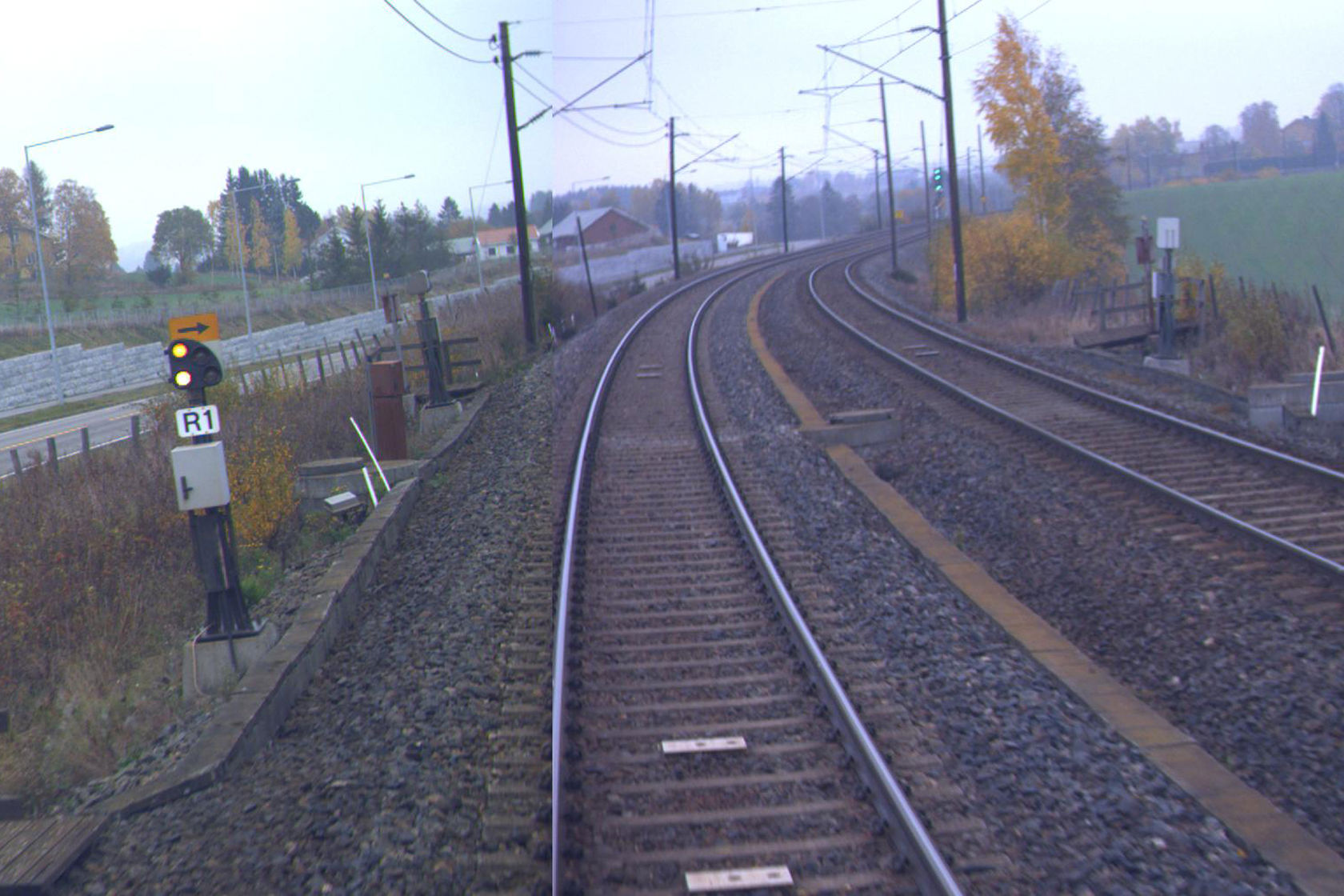 Spor på Asper stasjon