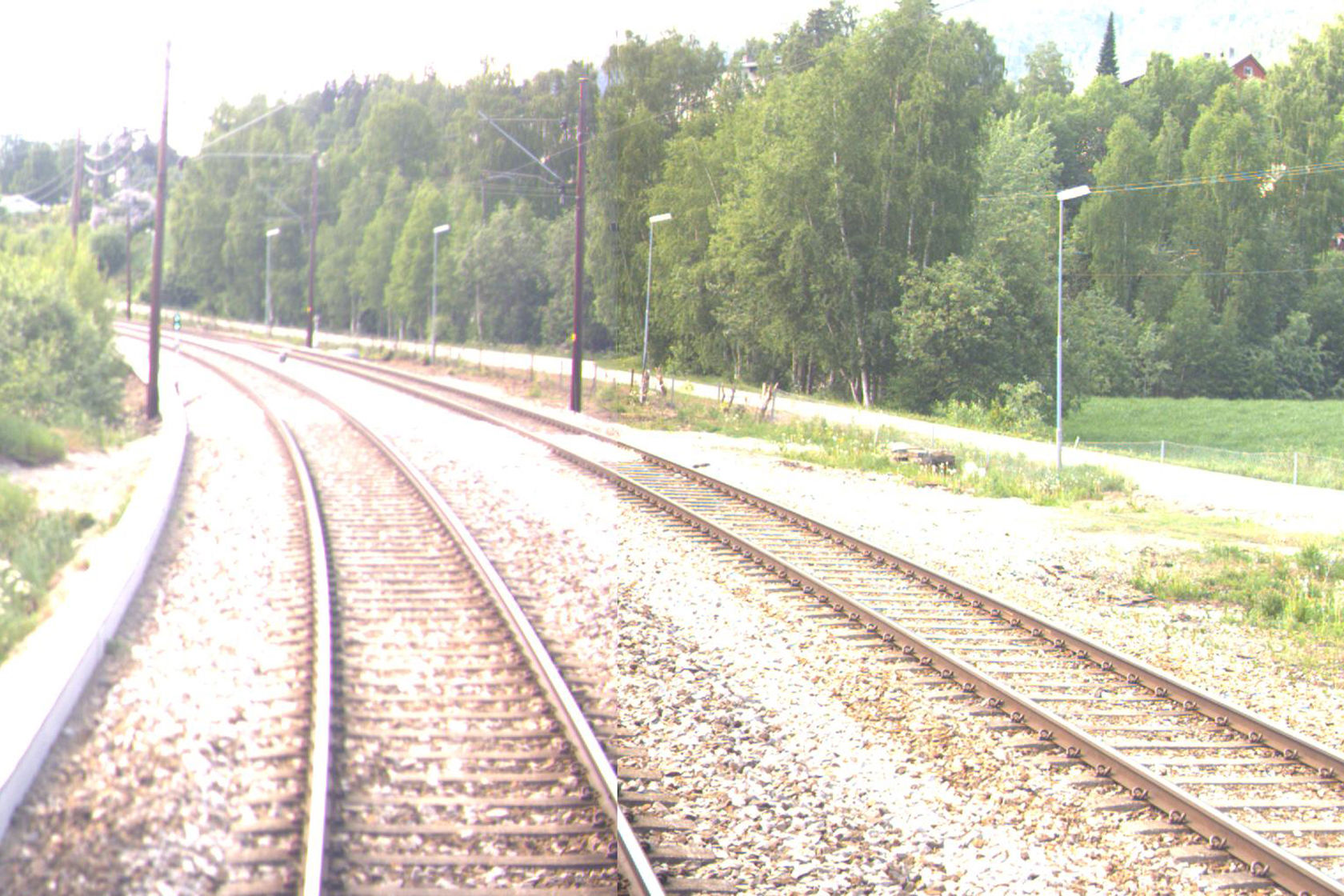 Spor på Fron stasjon