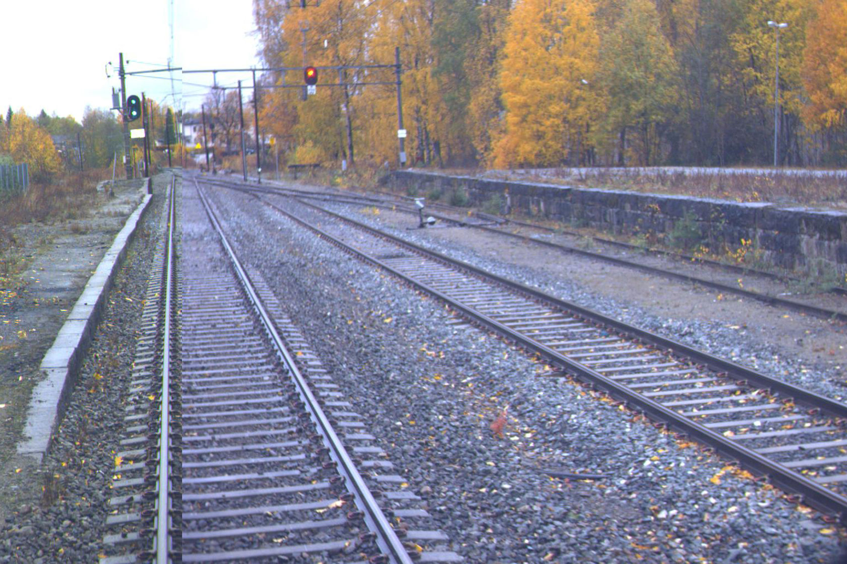 Spor på Hval stasjon