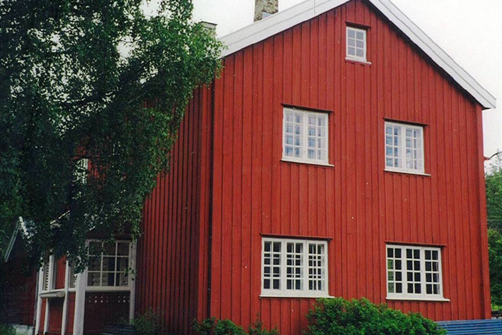 Stasjonsbygningen på Øysteinstul stasjon