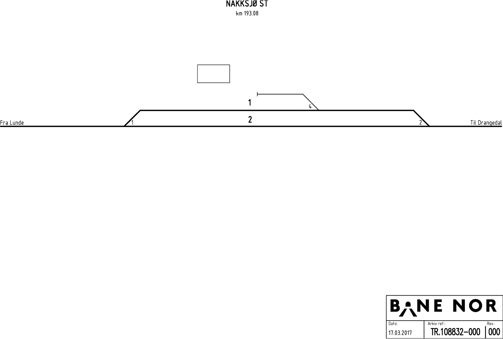 Sporplan Nakksjø stasjon