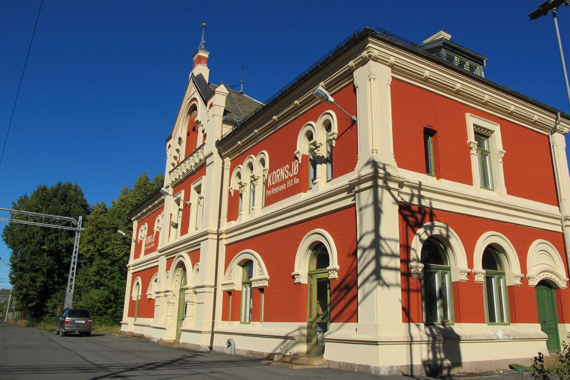 Stasjonsbygningen på Kornsjø stasjon