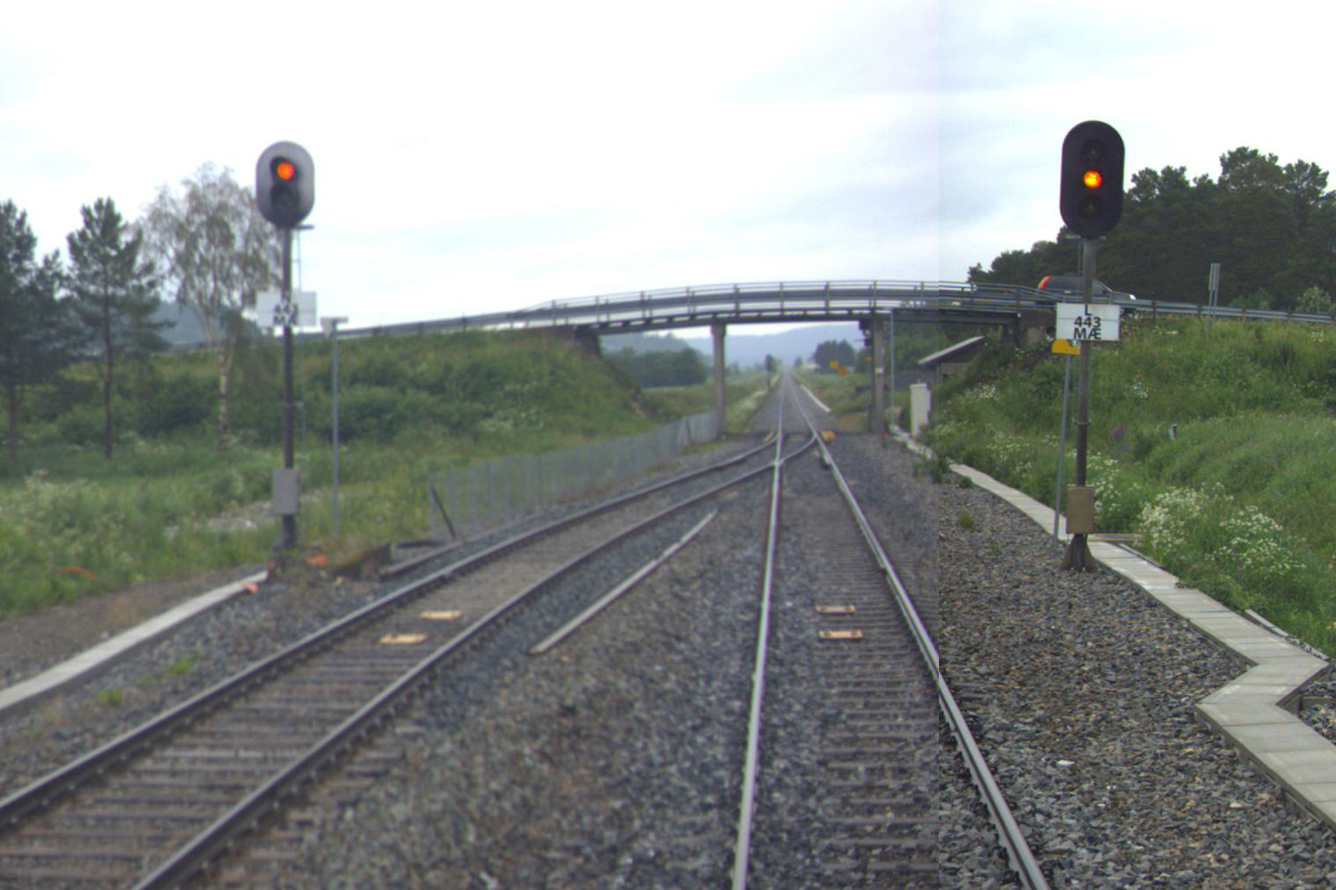 Spor på Mære stasjon