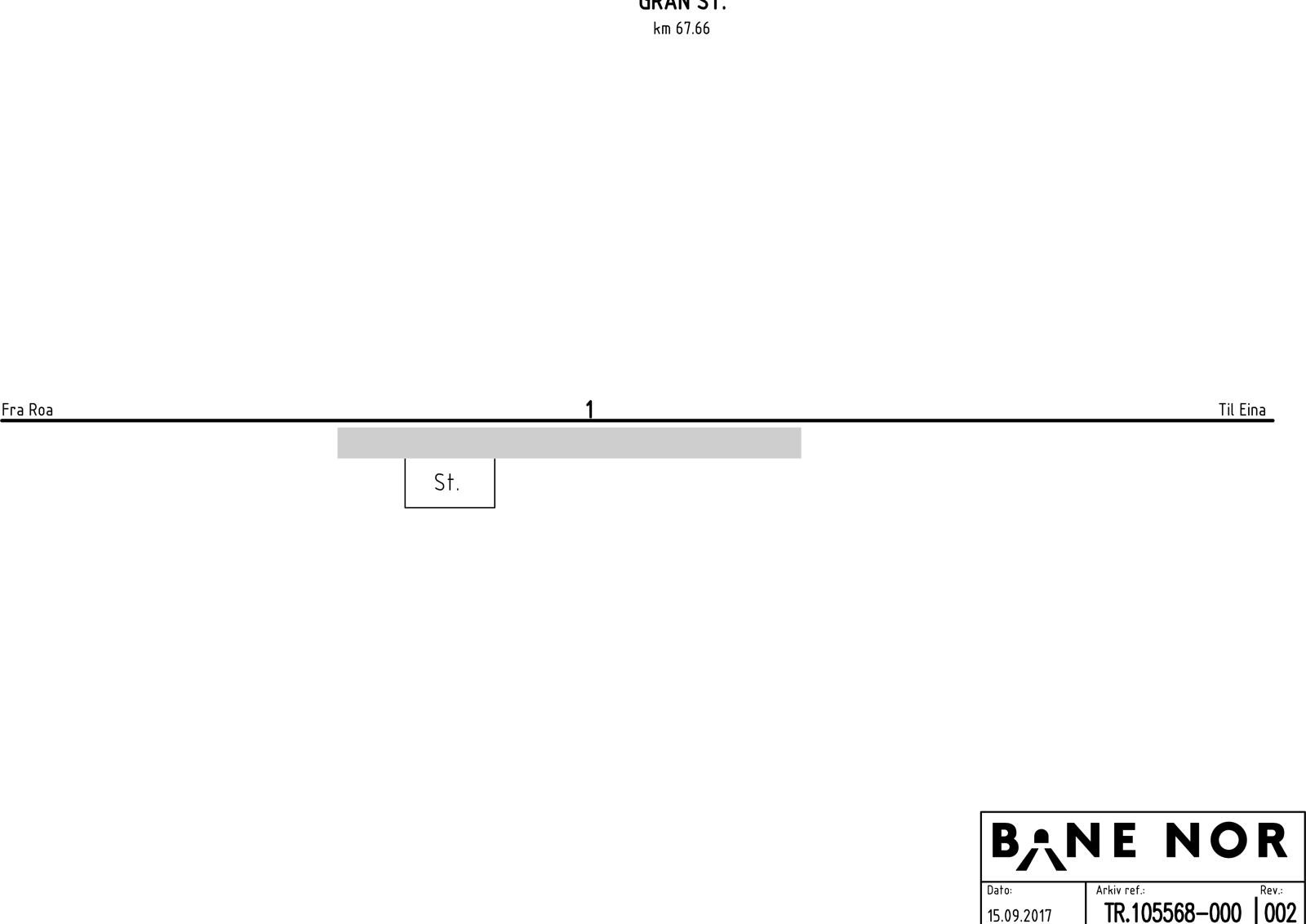 Track plan Gran station