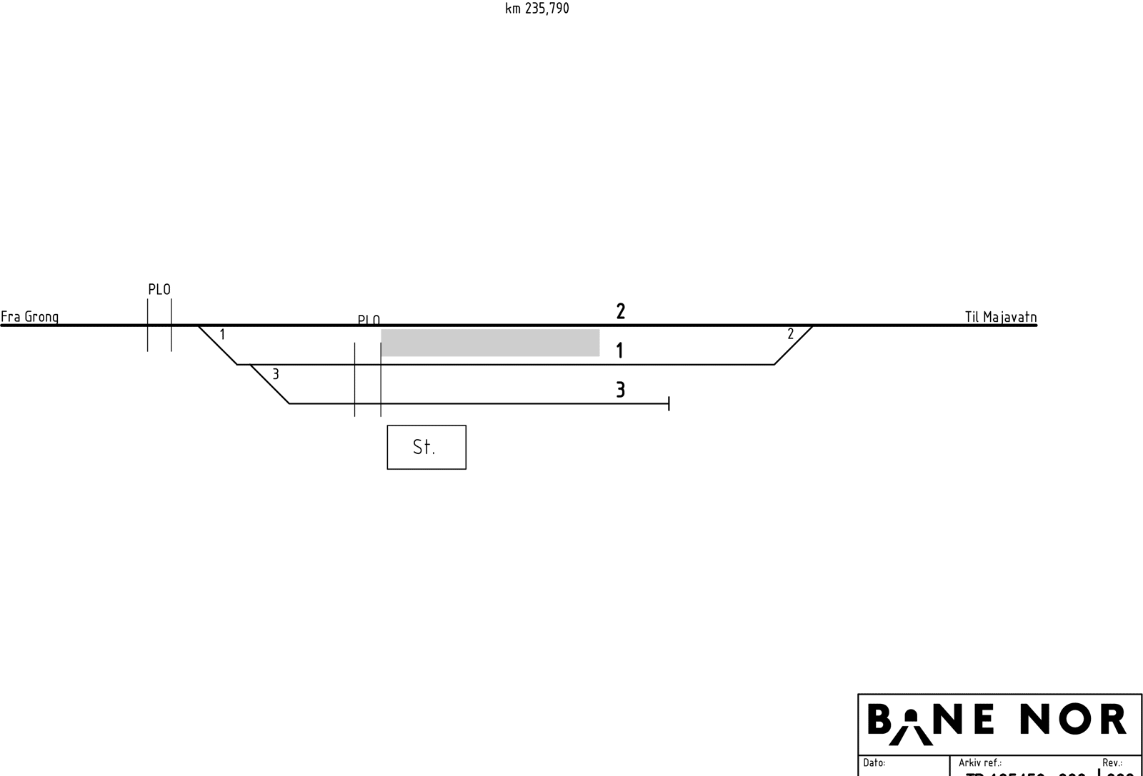 Track plan Harran station