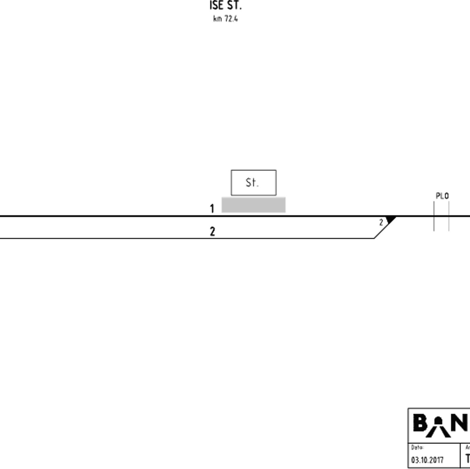 Sporplan Ise stasjon