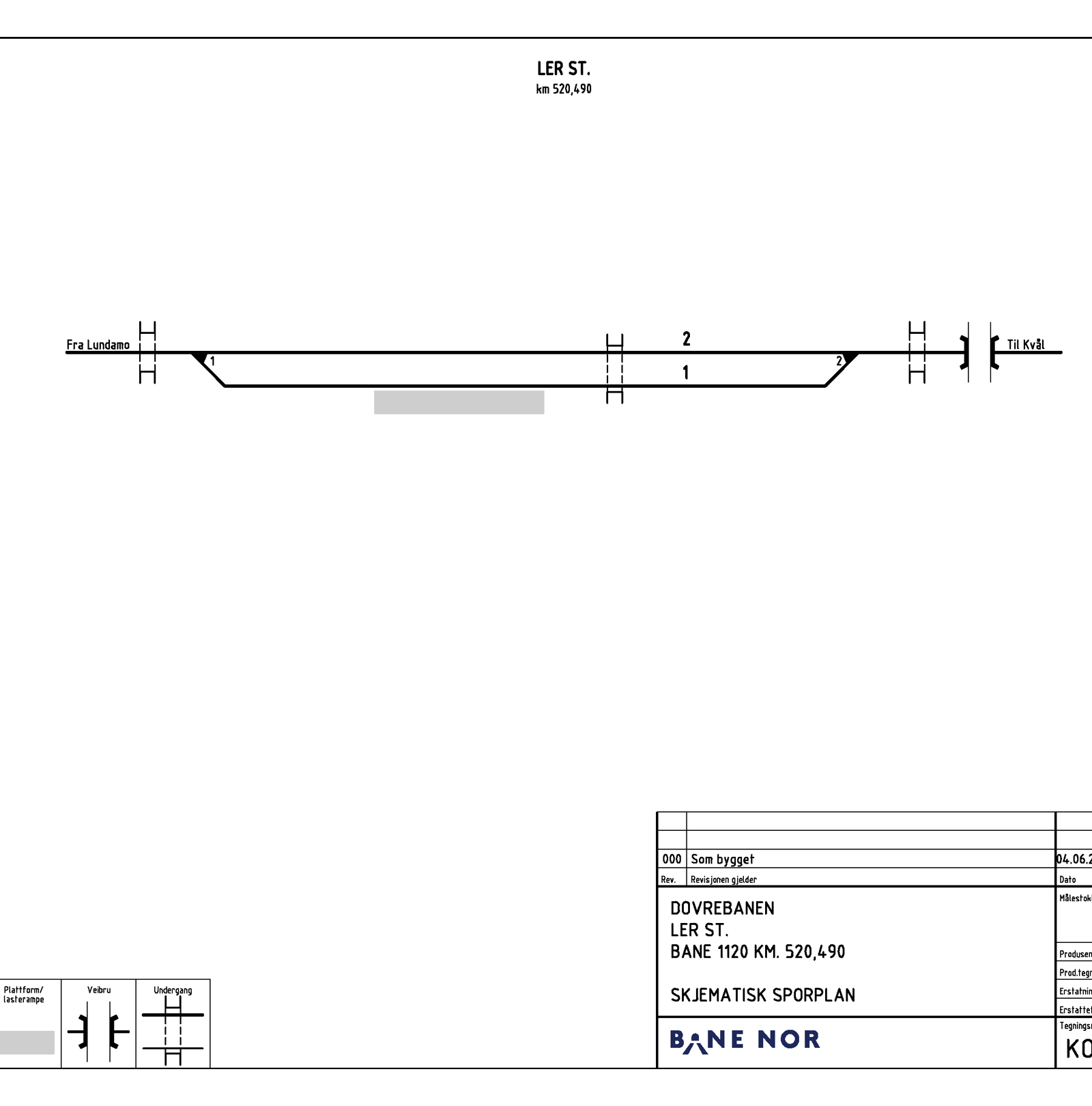 rack plan for Ler station.